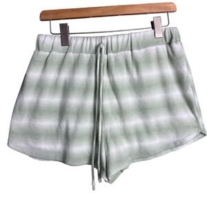 & Harmony soft Sage Green Ombre Knit Lounge Shorts Drawstring Waist beach summer